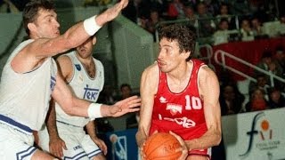 Real Madrid vs Olympiacos 7361 Euroleague 1995 Final [upl. by Belter]