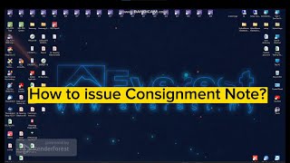 Consignment Note [upl. by Brass]