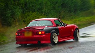 Modified Cars Leave Car Show Sideways in The Rain [upl. by Fayola]