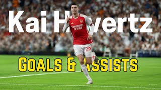 Top 10 Goals amp Assists of Kai Havertz [upl. by Atnoled]