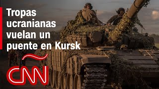 Resumen en video de la guerra Ucrania  Rusia Tropas ucranianas vuelan un puente en Kursk [upl. by Annaert491]