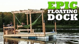 How to build an EPIC Floating Dock  The Brojects [upl. by Mada]