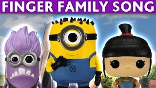 FINGER FAMILY SONG Despicable Me Minions  Father Finger Song Daddy Finger Song [upl. by Accever]