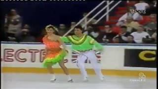 Isabelle Duchesnay amp Paul Duchesnay OD World Figure Skating Championships 1990 Halifax [upl. by Filbert]