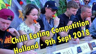 Chilli Eating Competition  Eindhoven Netherlands  Holland   September 9th 2018 [upl. by Theall]