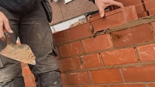 Some line bashing today brickwork bricklaying satisfying [upl. by Aharon]