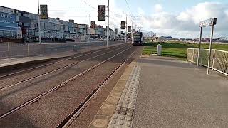 tram arrives at st chads road tram stop this morning111024 [upl. by Nyltak864]