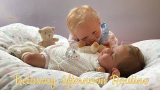 Reborn Roleplay Relaxing Reborn Afternoon Routine With Two Babies 🧸 Reborn Video Reborn Life [upl. by Ayouqes]