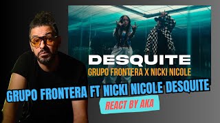 Grupo Frontera ft Nicki Nicole DESQUITE REACCION [upl. by Bobker]