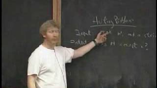 Lecture 13  The Halting Problem Part 17 [upl. by Oileve844]