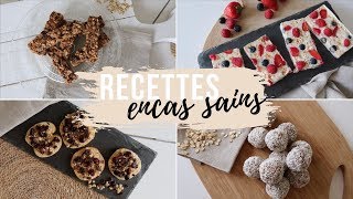 4 recettes rapides dencas sains [upl. by Fabien]