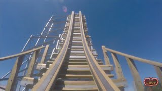 ZDTs Switchback On Ride POV Wooden Shuttle Roller Coaster [upl. by Veator288]