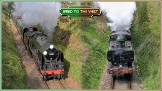 Southern Meets Western The Mid Hants Railway Spring Steam Gala  May 2021 [upl. by Nollad]