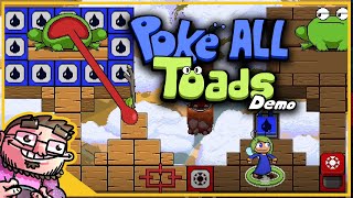 One of the Most Charming Puzzles Games Ive Ever Played  Lets Play  Poke All Toads [upl. by Atinwahs]