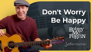 Dont Worry Be Happy   Easy Guitar Lesson [upl. by Nylireg909]