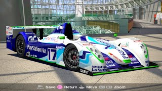 Gran Turismo 4 PlayStation Pescarolo C60Judd Race Car Le Mans Race Onboard [upl. by Nilyahs]