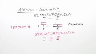 Isomerie von Alkenen  Chemie  Organische Chemie [upl. by Gomer943]