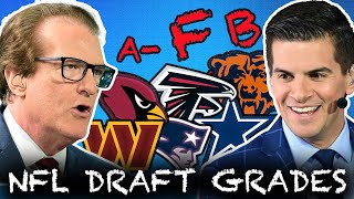 2024 NFL Draft Grades  First Draft 🏈 [upl. by Nosidam975]