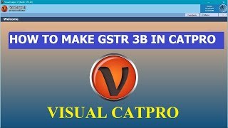 HOW TO MAKE GSTR 3B IN CATPRO [upl. by Hogan]