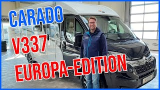 Carado V 337 Europa Edition Modell 2021  der kompakte Einzelbetten Van mit nur 665m [upl. by Hesketh210]