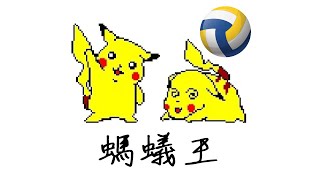 【皮卡丘打排球】基本功局  台服第一CBKM vs 台服第二螞蟻王   002  高手對決  Pikachu Volleyball [upl. by Eiramlatsyrc]