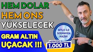 DİKKAT YIL SONU GRAM ALTIN  SAVAŞ ve RESESYON Dolar ve Altına Hücum  Herkese 1000 TL Hediye [upl. by Amatruda19]