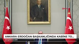 ANKARA Erdoğan başkanlığında kabine toplantısı [upl. by Refynnej418]