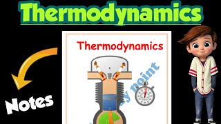 Thermodynamics Best Handwritten Notes Class 11 Physics  Ch12 notes ‎Edustudypoint [upl. by Nilyam951]