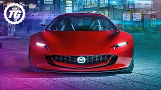 FIRST LOOK RotaryEngine Mazda Previews Next RX7 [upl. by Alleul]