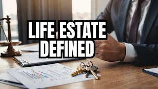 Life Estate Explained  Definition of a Life Estate [upl. by Rosetta568]