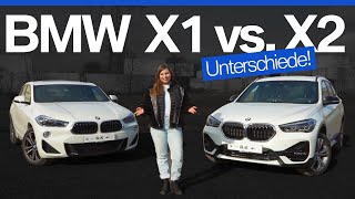 BMW X1 vs X2  SUV Review  Vergleich [upl. by Asilad357]