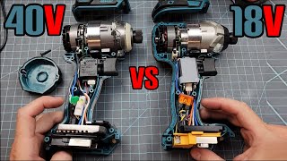 Test amp Teardown 40v vs 18v Makita Impact Drivers  The Difference Is ASTONISHING [upl. by Angel]