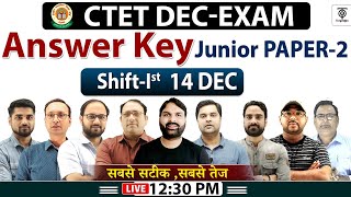 CTET 14 Dec Exam 2024 Answer Key  CTET Paper Solution Junior Paper2 Shift1st Ravi P Tiwari [upl. by Ahseim758]