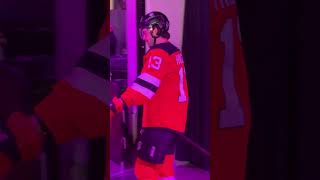 NJ Devils BEHIND THE SCENES Captain Nico Hischier Returns From Injury njdevils short shorts [upl. by Ayoras212]