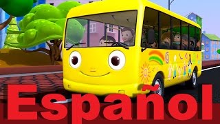 Las ruedas del autobús  Canciones infantiles  LittleBabyBum [upl. by Cassidy905]