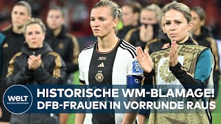 WMDEBAKEL IN AUSTRALIEN Bittere Bilanz  Südkorea kickt die DFBDamen aus dem Turnier [upl. by Ybbor]