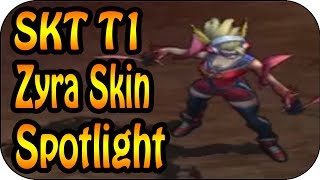 SKT T1 Zyra Skin Spotlight  League of Legends  Pre Release Skin Preview [upl. by Danieu]