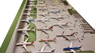 FULL 1400 Scale Model Airplane Collection — GeminiJets Herpa NG Models Phoenix JC Wings [upl. by Eical]