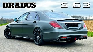 BRABUS 650  S63 AMG W222  REVIEW on AUTOBAHN [upl. by Adnale]