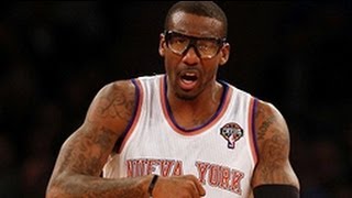 Amare delivers the facial on Ibaka [upl. by Leahplar]