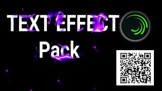 Alight motion Text Effect Preset pack Alight Link  XML [upl. by Arratal]