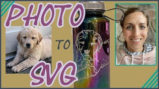 Turn a Photo into an SVG for FREE and cut on your Cricut [upl. by Kelda227]