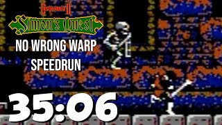 I Missed Tying the Castlevania 2 No Wrong Warp Record by SIX FRAMES [upl. by Arej843]