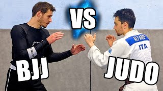 BJJ vs Judo  Real Sparring [upl. by Elsworth687]