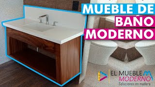 COMO HACER MUEBLES DE BAÑO FLOTANTES  Lo que necesitas saber ElMuebleModerno [upl. by Ainod]