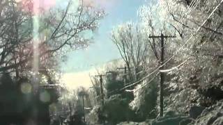 RAYMOND HILL ROAD OAKDALE MONTVILLE CT ICE SNOW ICE SNOW MAQ01063MP4 [upl. by Fishman]