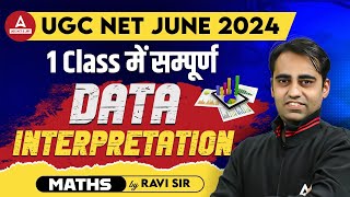 Data Interpretation For UGC NET 2024  1 Class में सम्पूर्ण Data Interpretation By Ravi Sir [upl. by Idnek]