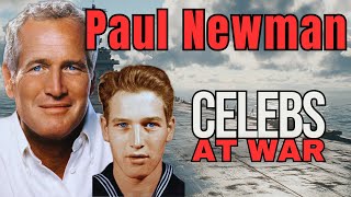 The BlueEyed Gunner Paul Newman’s WWII Service  Celebrities at War [upl. by Arelc]