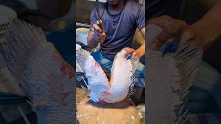 Amazing Tripletail Fish Cutting Skills In Bangladesh Fish Market By Expert Cutter shorts [upl. by Sheri585]