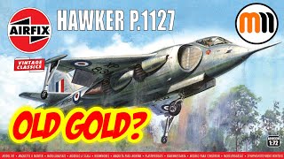 Old Gold Airfix Vintage Classic Hawker P1127 Unboxing amp Build Review [upl. by Vin297]